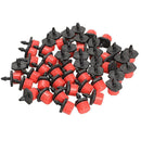 100pcs Micro Flow Drip Head 1/4" Adjustable Hose Garden Drip Water