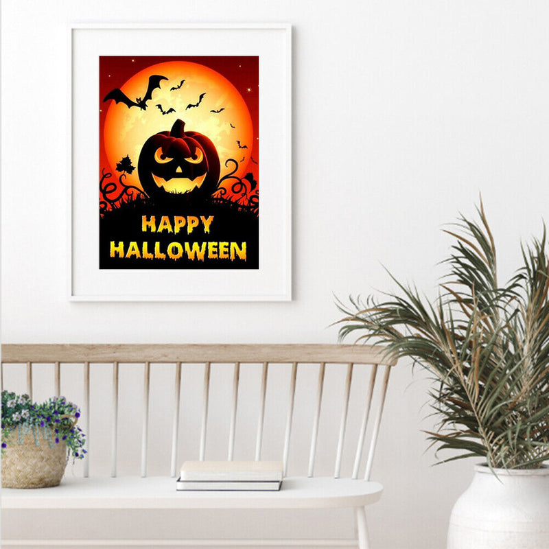 Handmade Harvest Pumpkin 5D DIY Full Round Drill Drawing Kit Diamond Painting