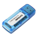 Portable 4 in 1 Memory Multi Card Reader USB 2.0 for SD/TF/T-Flash/M2 Card Newly