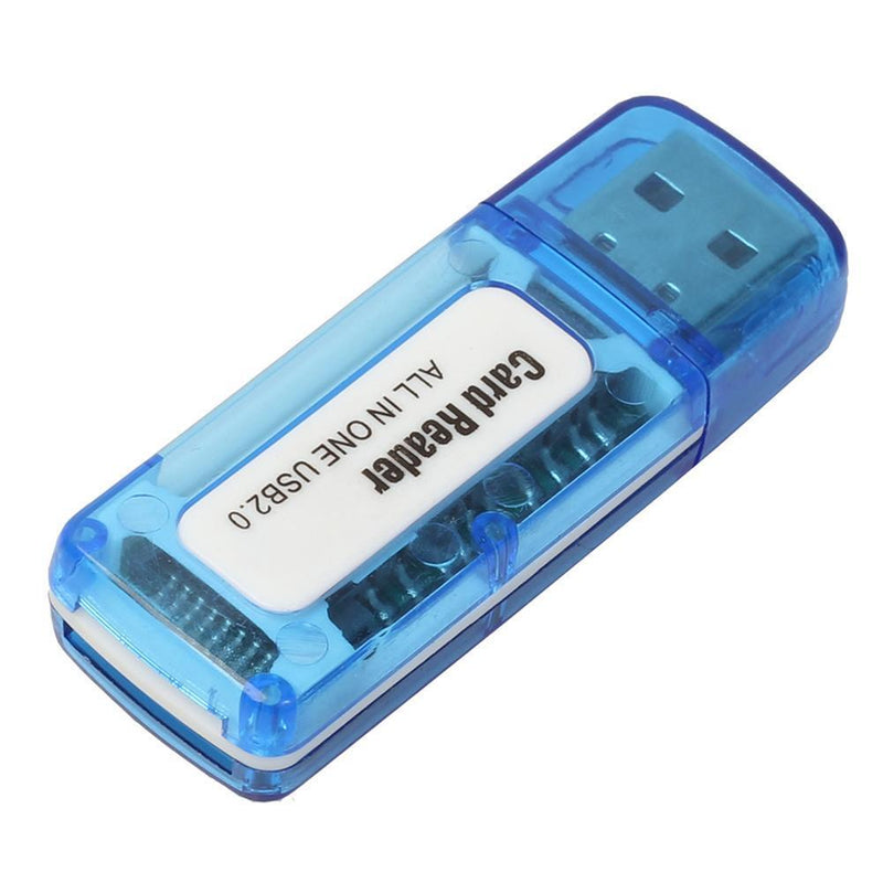 Portable 4 in 1 Memory Multi Card Reader USB 2.0 for SD/TF/T-Flash/M2 Card Newly
