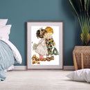 5D Diamond Painting Full Round Drill Cartoon kid Picture of(A2372 ) Newly