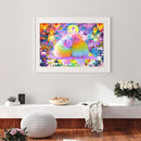 5D DIY Canvas Full Drill Color Parrot Diamond Painting Rhinestone Picture Crafts