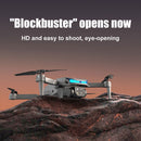 4CH 4K HD Dual Camera Foldable RC Drone 2.4GHz with 2 Battery (Light Grey) Newly