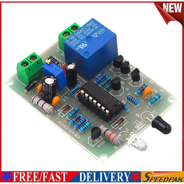 Infrared Proximity Switch DIY Kit 0-40s Delay Time Infrared Sensor Module #F