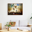 Diamond Painting 5D Full Round Drill Mosaic DIY Butterflies in Book Kit Ornament