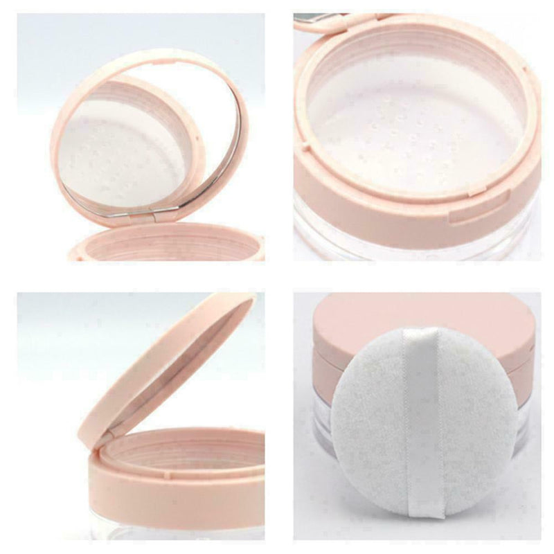 20g Empty Cosmetic Jars With Powder Sifter Loose With W8V1 7Y9I Mirror B0C0