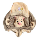Baby Sofa Support Seat Cover Cartoon Animal Learning To Sit No Filler (Pig)