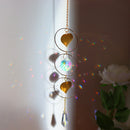 Crystal  Star Moon Sun Hanging Metal Pendant Home Decor (30)