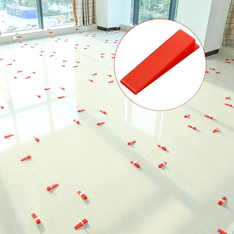 100pcs Tile Leveling Wedges Locator Level Tile Spacers for Flooring Tools Newly