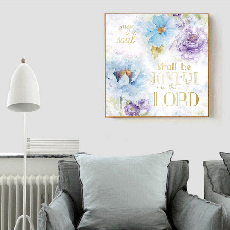 Ink Flower Oil Paint By Numbers Kit DIY Acrylic Painting on Canvas Frameless Set