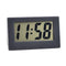 Mini LCD Digital Electronic Desktop Time Clocks Silent Desk Clocks (Black)