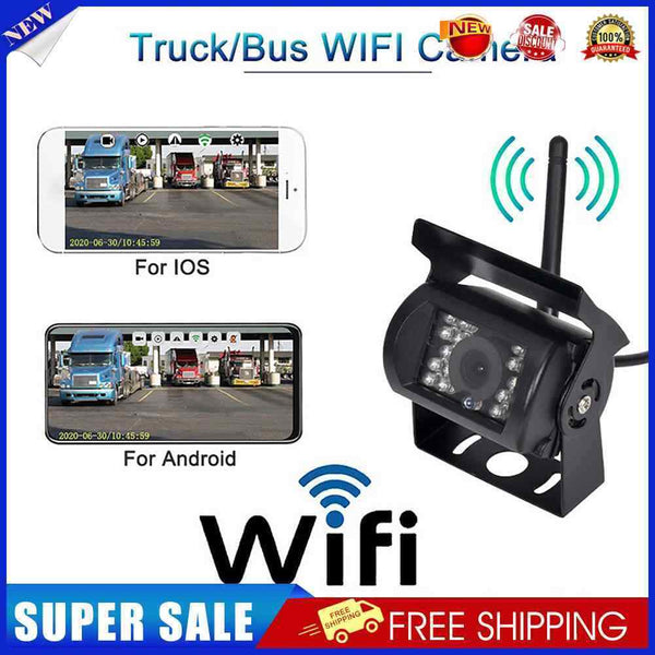 WiFi HD Auto Parking Reverse Backup Monitor Waterproof Car Rear View Camera Kit