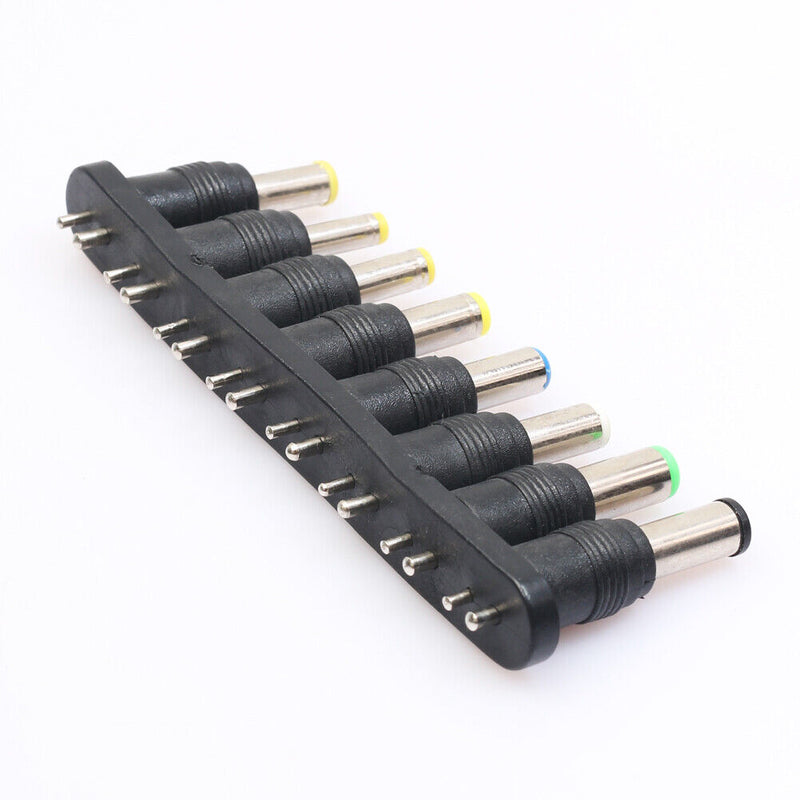 1Set 8Pcs Universal 2Pin Plug Charger Tip AC/DC Power Adapter for Notebook Newly