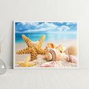 11CT Sea Star Counted Embroidery DIY Full Cross Stitch Cotton Thread Wall Kits