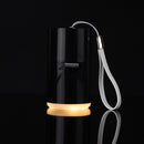 USB Mini Outdoor Inflatable Mat Air Pump Camping Emergency Lighting (Black)