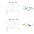 Children Goggle Plain Glasses Ultra Light Anti-blue Light Silicone Glasse