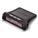 AN01 TPMS Look Solar Car Digital Clock with Date In-Car Temperature Display