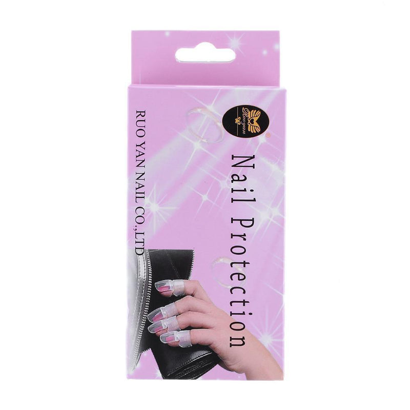 DIY Fashion Women Nail Protector Clips Manicure Cover Tips Finger Polish Shield