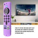 Remote Control Protector Case w/ Lanyard for Fire TV Stick 3rd Gen (Purple)