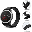 Nylon Loop Strap for Garmin Fenix 7S/6S/5S Watch Band (20mm Black) Newly