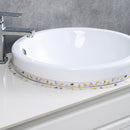 Mold Proof Clear Adhesive Waterproof Kitchen Sink Sealing Strip Tape (A)