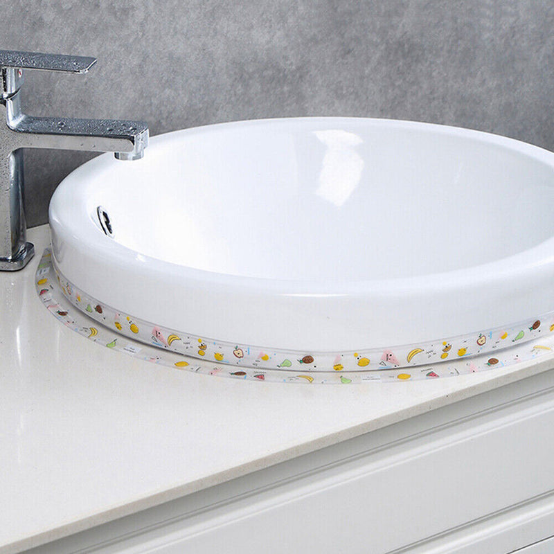Mold Proof Clear Adhesive Waterproof Kitchen Sink Sealing Strip Tape (A)