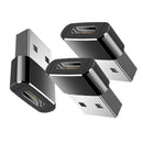 Alloy Data Charger Connector Adapter Converter USB Male To Type C Female OTG