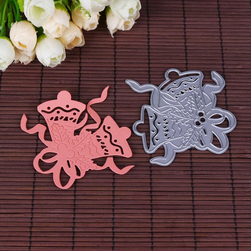 Christmas Bell Cutting Dies Stencils Scrapbook Embossing DIY Craft Card-177608