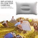 Portable Travel Sleep Pillow Inflatable Outdoor Camping Tent Pillows (Gray)