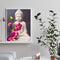 Acrylic Oil Painting By Numbers Buddha Flowers Digital Picture Home Wall Decor