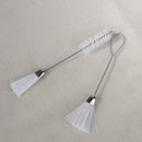 2pcs Double Ended Sewing Machine Cleaning Brushes Computer Keyboard Brush