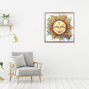 5D DIY Special Shaped Diamond Painting Sun Embroidery Kit Home Living Room Decor