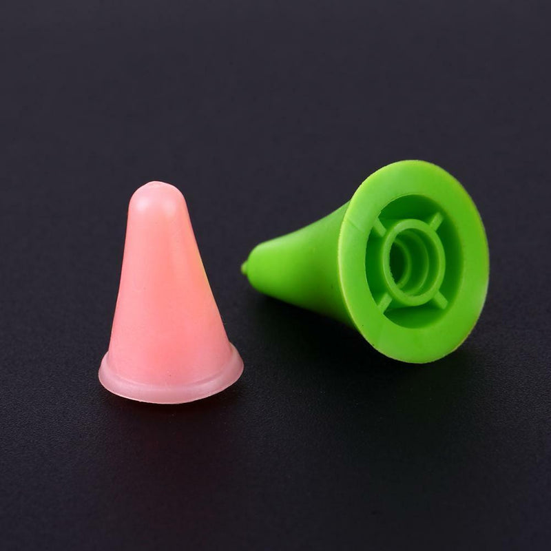 10pcs Rubber Cone Shape Knitting Needles Cap Point Protectors in 2 Sizes