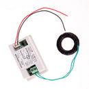 AC Digital Ammeter Voltmeter LCD Amp Volt Meter 100A 60-500V White Newly