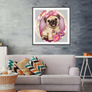 5D DIY Full Drill Diamond Painting Dog Cross Stitch Craft Kit Bedroom Home Decor