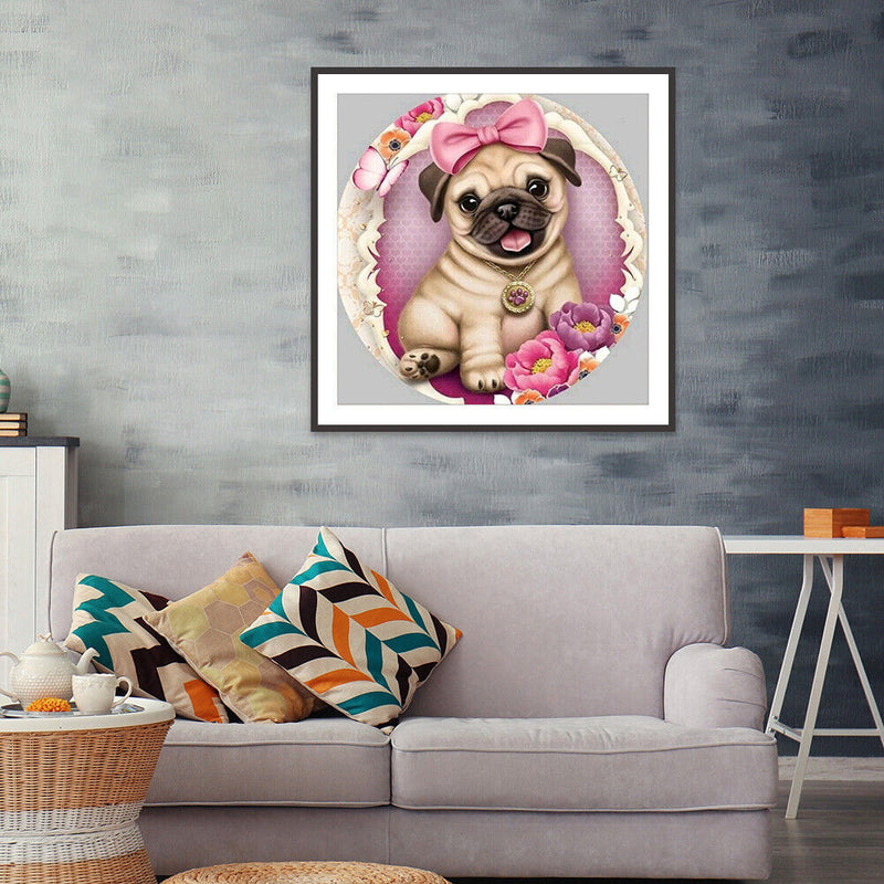 5D DIY Full Drill Diamond Painting Dog Cross Stitch Craft Kit Bedroom Home Decor