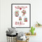 Full Cross Stitch Cotton 14CT Printed Christmas Needle Handmade Craft Kit