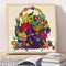 Part Specical Shaped Drill Diamond Painting Flower Basket Mosaic Kit (B044)