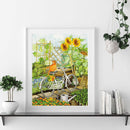 Field Courtyard DIY Oil Paint By Numbers Paintwork for Kids Adults No Frame Art