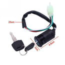 Motorcycle Key Barrel Ignition Switch 4 wire On/Off Quad Universal