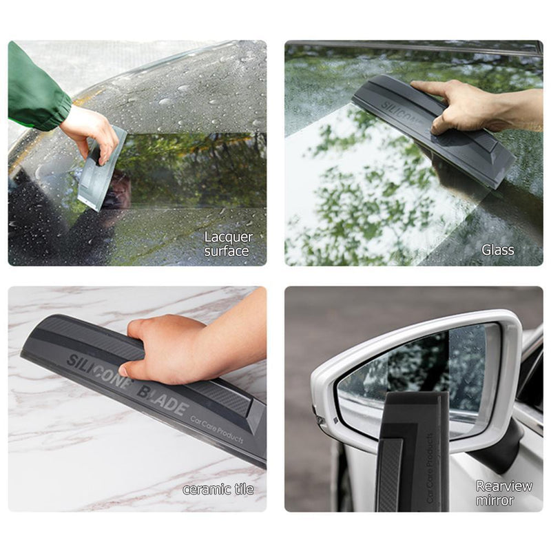 Silicone Blade Water Wiper Soap Scraper Squeegee Auto Window Cleaning Equipment