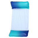 Foldable Floating Row Water Hammock Outdoor Inflatable Lounger (Gradient)