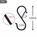 Heavy Duty Garden Bathroom Hanging Metal Hooks S Hooks Safety Buckle Hook Rack