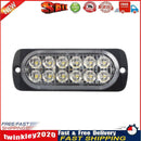 12V 12LED Light Car Truck Side Marker Indicator Turn Signal Lamp (White) Newly