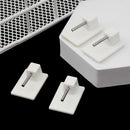 PVC Curtain Hooks Self-adhesive Wall Hook Storage Holder Bathroom Towel Holder