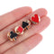 Women Men Club Poker Shaped Funny Boutonniere Collar Pins Brooches Badges