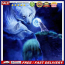 Full Cross Stitch 11CT Cotton DIY Wolf Stamped Needlework Craft Home Decora