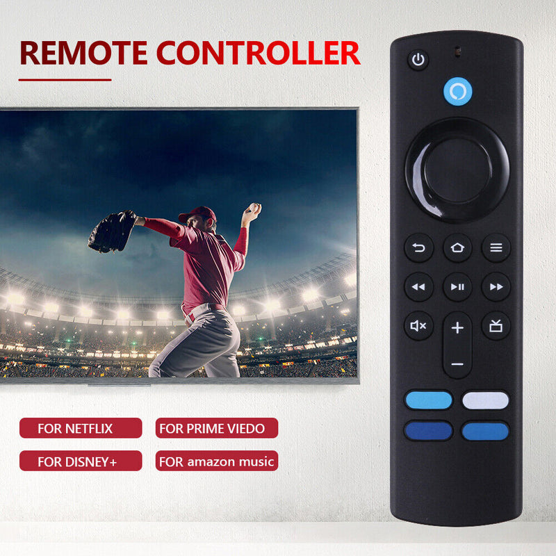 Plastic Remote Control Replacement Smart Remote Control for Alexa Voice Remote