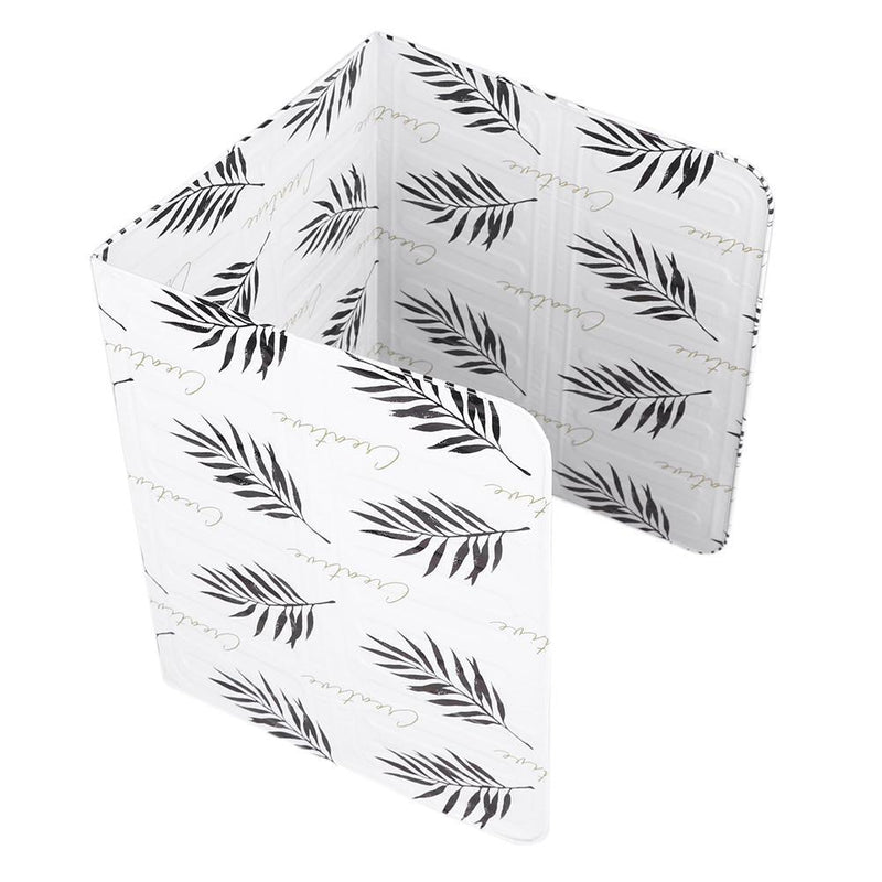 Aluminum Foil Wall Oil Splash Guard Gas Stove Oil Splatter Screen (White)