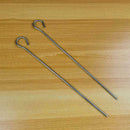 steel kebab rack with thick skewers and incense sticks I2Y5